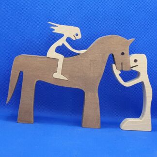 COUPLE AVEC CHEVAL