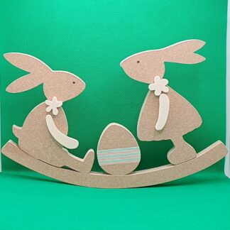 COUPLE LAPINS BASCULE