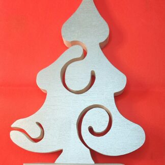 SAPIN ARGENTE SUR SOCLE